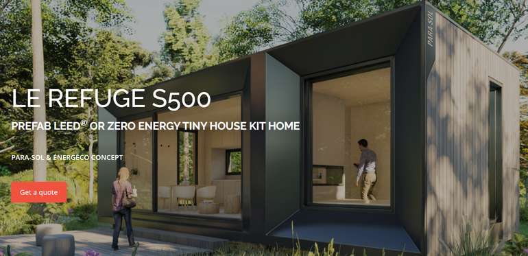 Modern Affordable Green Tiny House Prefab Home Kit