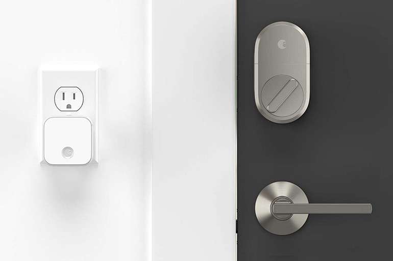August Satin Nickel Smart Lock