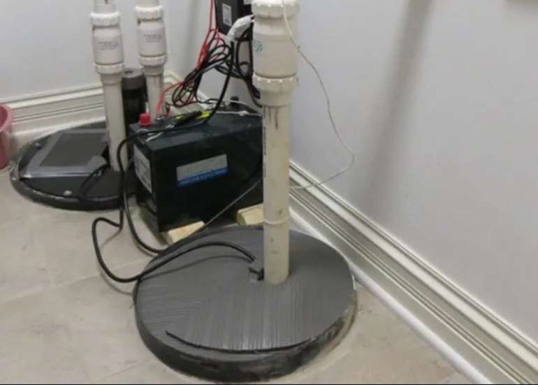 back up sump pump and battery