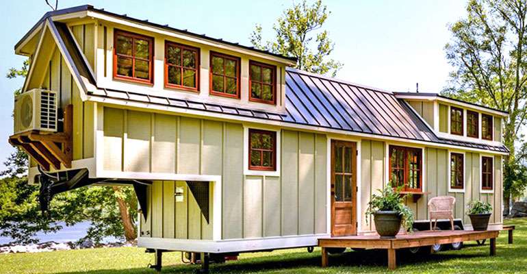 High end Tiny Homes are for sale but at what cost when heavy-duty towing them is considered