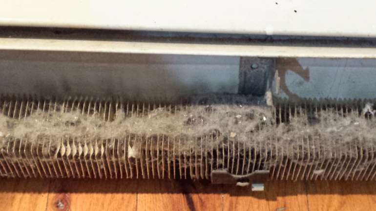 Dirty baseboard heaters are more likely to be noisy