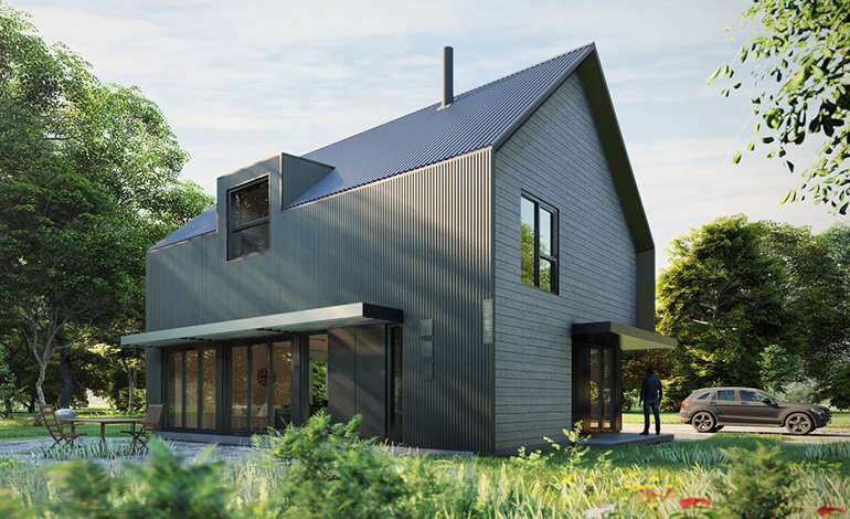 Affordable Modern Prefab Eco Homes Available - The S1600 Single Family Home