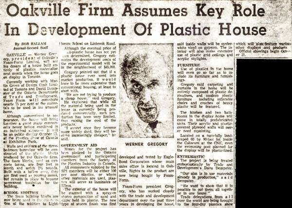 The history of ICFs - the newspaper article that launched foam ICFs to the world in 1969
