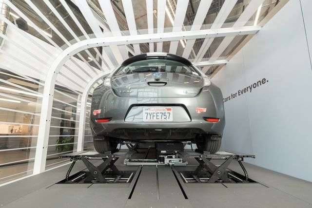 Ample exchangeable EV car battery