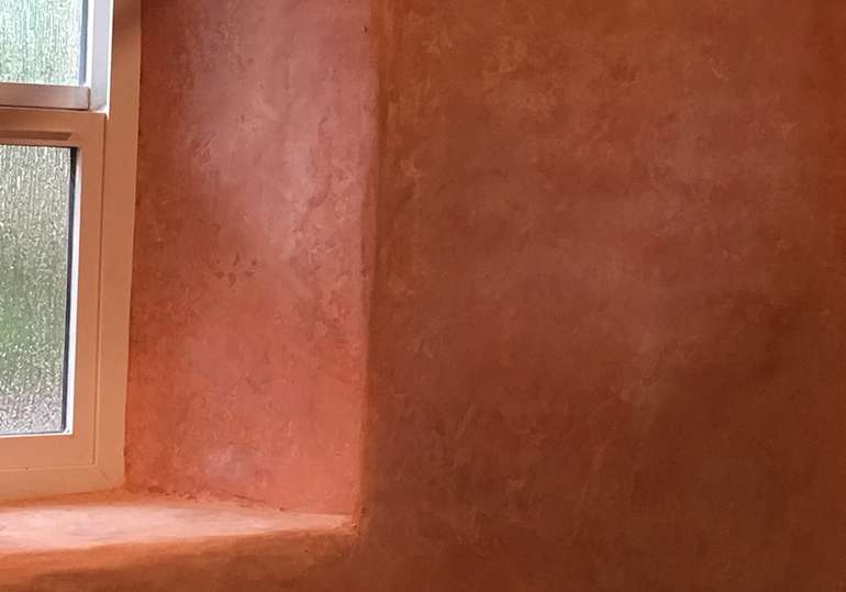 natural mud finish walls 