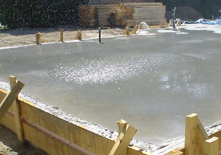 Thickened edge slab on grade foundations can be formed traditionally