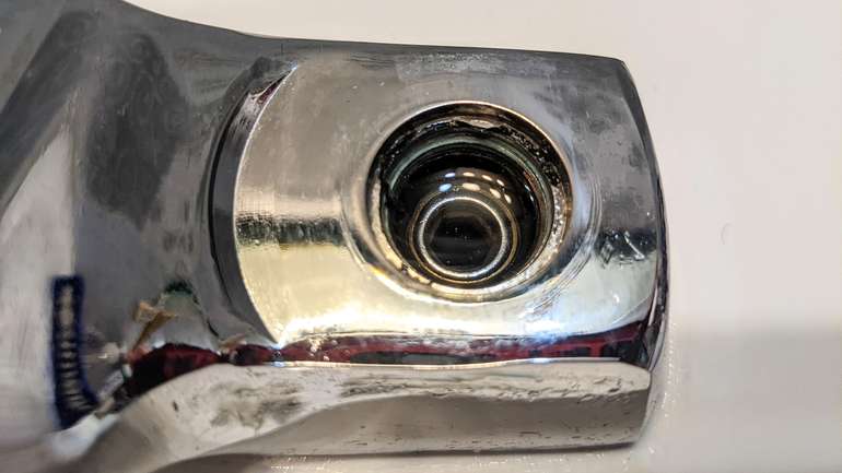 Get the faucet body as clean as possible and check the valve seat too