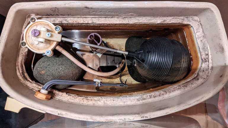 Remember to replace the float for the toilet inlet valve
