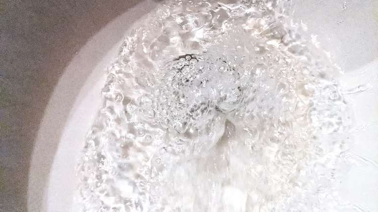 Check the toilet flushes correctly, and that after the water level is reached that the water inlet valve shuts off