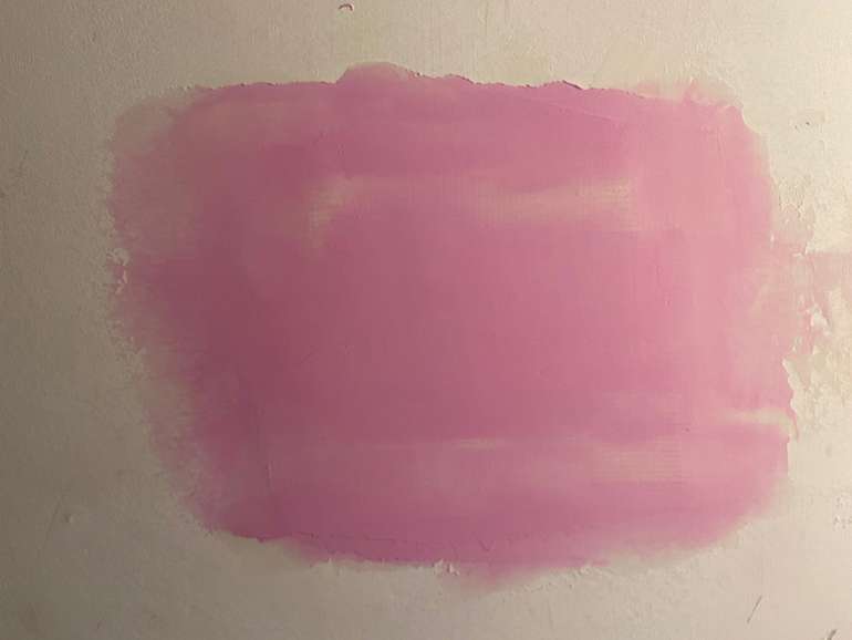 Apply a second coat of spackle or mud to the drywall repair to get it flat