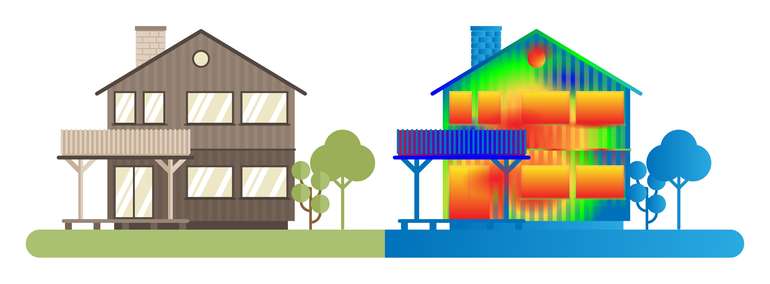 Infra red thermal imaging of a home is a good way to find areas that need improvement