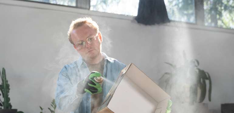 Chemicals used in the home such as paint, polishes or so-called air fresheners can fill the air with pollutants 