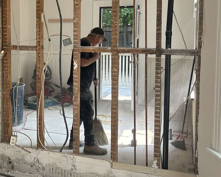 Deconstructing homes to recycle and reuse materials