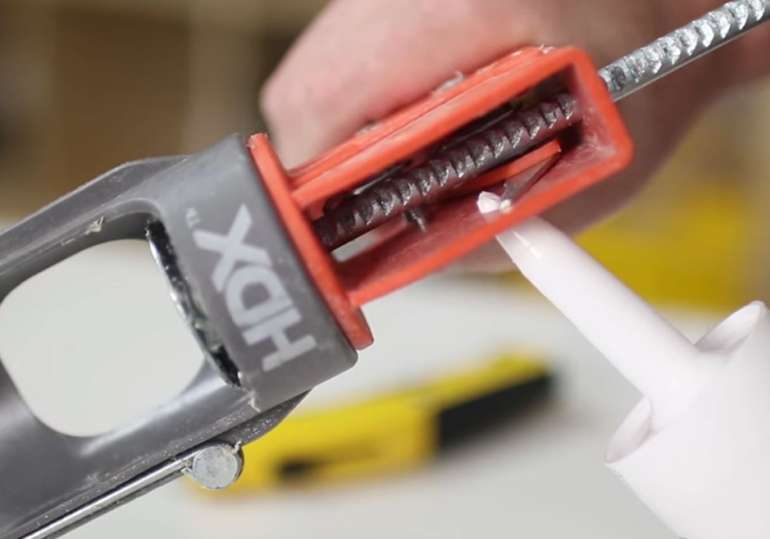 How to cut open  a tube of caulking