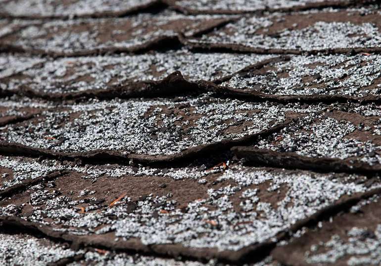 Asphalt shingles have short life spans and may need replacing in as little as 12-15 years