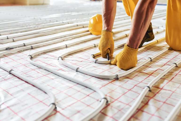 hydronic radiant under floor heating