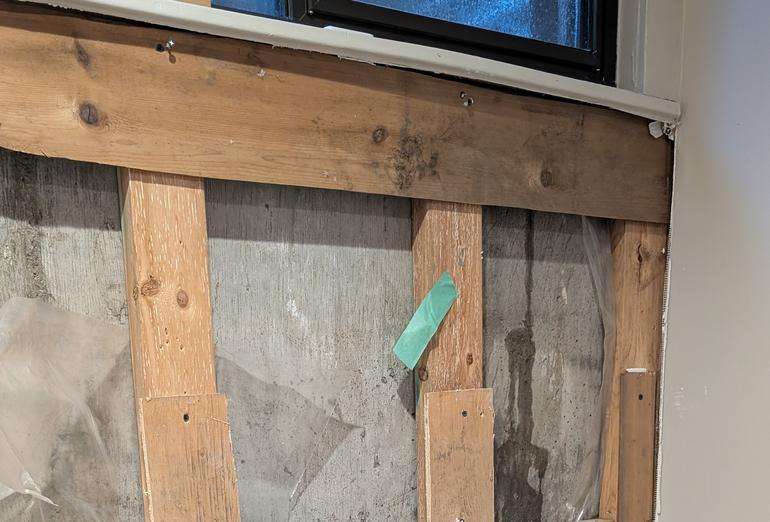 Before finishing a basement after a flood make sure that you found and repaired all the water leaks