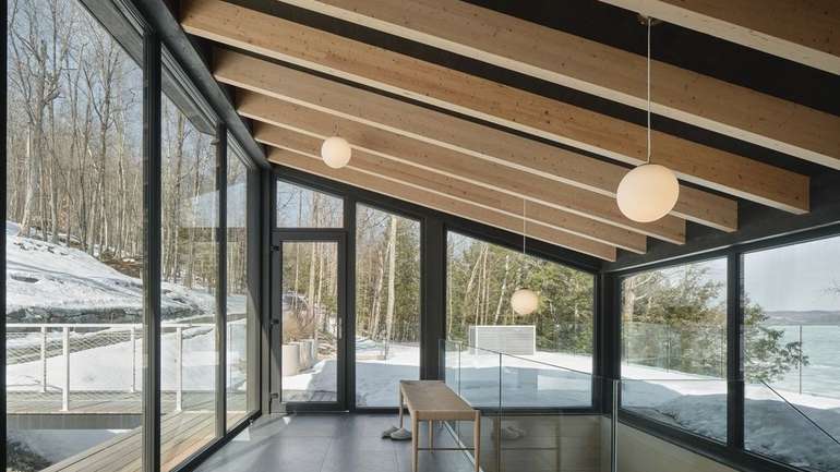 Passive house certified windows are triple glazed and have low-e coatings 
