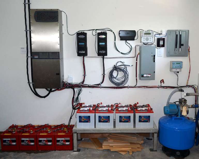 early home battery power storage system