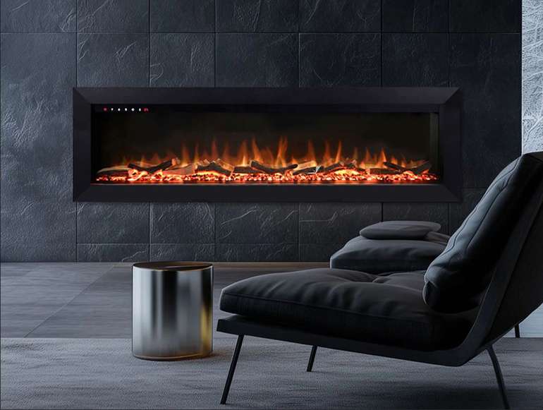 wall insert electric fireplace 