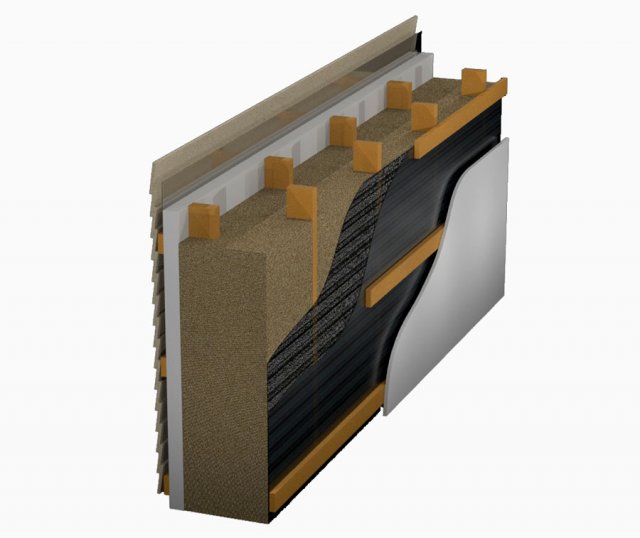 Dense-pack cellulose wall insulation