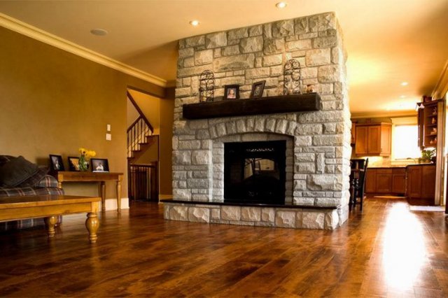 Flooring made from salvaged sunken timber