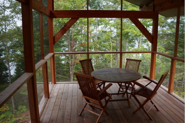 Off grid, passively heated and cooled house in the Gatineau Hills, Quebec