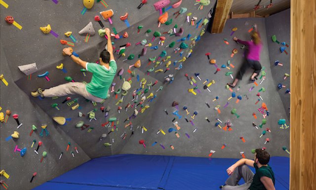 Mountain Equipment Co-op Head Office Bouldering Room