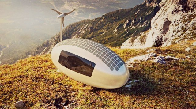 The off-grid Ecocapsule accessory dwelling unit