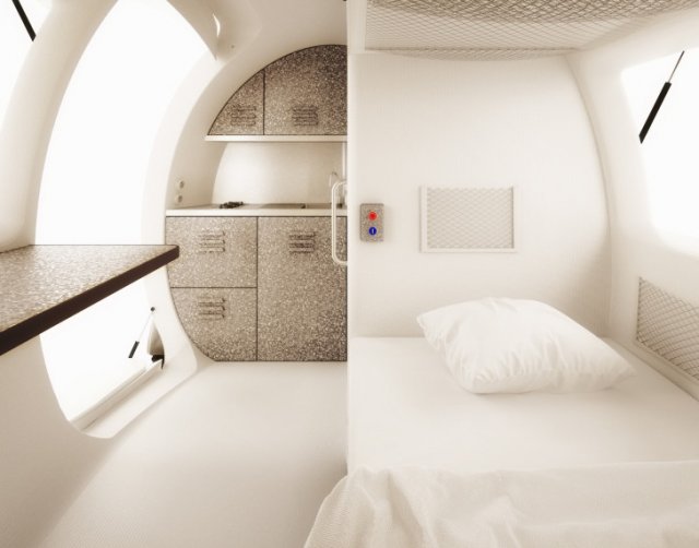 The off-grid Ecocapsule accessory dwelling unit