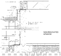 Exterior basement insulation diagram