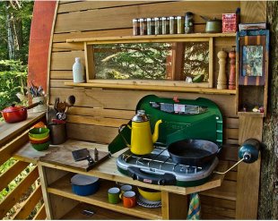 The Hemloft's kitchenette