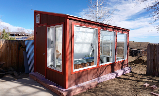 Free standing solar greenhouse by Ceres Greenhouse Solutions